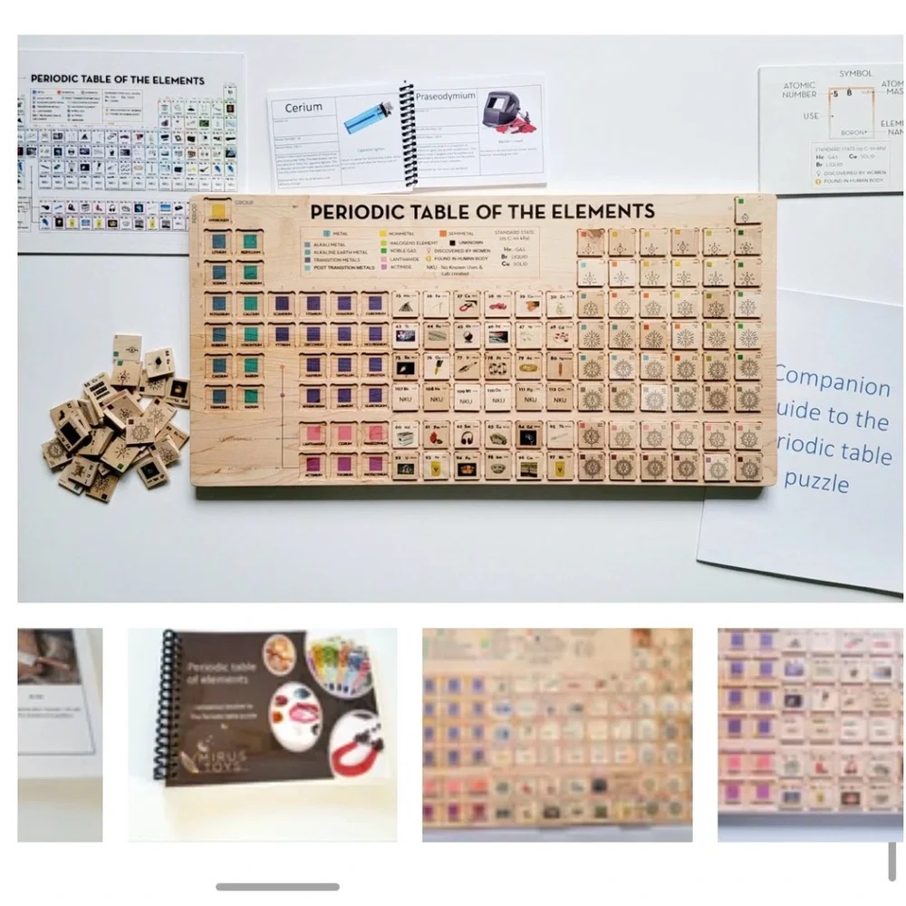 Montessori Periodic Table Puzzle - Picture 1 of 6